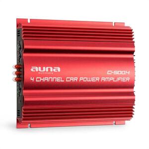 Auna C500.4 4-csatornás autó erősítő, 4x 65W RMS kép
