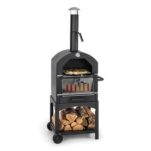 Klarstein Pizzaiolo Perfetto, pizzakemence, 30, 5 x 30, 5 cm, valódi kő, 1, 2 mm acél, hordozható kép