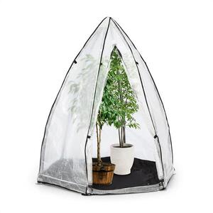 Waldbeck Greenshelter S fóliasátor, teleltető sátor, 130x150cm, acél csövek Ø25mm, PVC kép