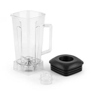Klarstein Herakles Jar keverő edény, műanyag, átlátszó, BPA-free, fekete kép