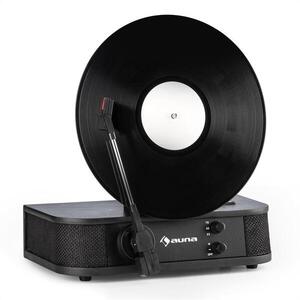Auna Verticalo S, retró gramofon, vertikális tányér, USB, fekete kép