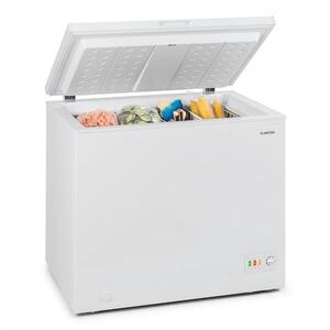 Klarstein Iceblokk 200, fagyasztóláda, fagyasztódoboz, A++, 200 liter, 2 felakasztható kosár, kerekek, fehér kép