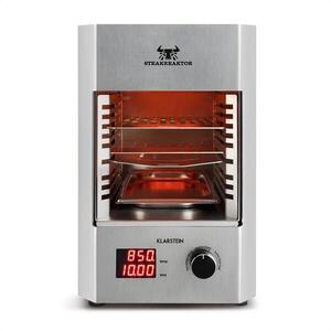 Klarstein Steakreaktor 2.0 – Stainless Steel Edition, beltéri grillsütő, 1600 W, 850 ° C kép