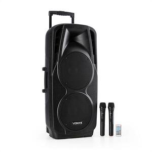 Vonyx SPX-PA9210 SOUND RENDSZER 2X10" USB, SD/MMC BLUETOOTH TÖLTHETŐ AKKUMULÁTOR 4 - 6H kép