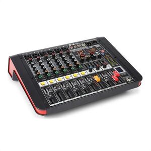 Power Dynamics PDM-M604A KEVERŐPULT, 6 MIKROFON BEMENET, 24-BITES MULTI-FX-PROCESSZOR , USB LEJÁTSZÓ kép