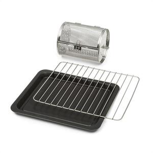 Klarstein Blaise Accessories, 3 részes tartozék készlet: grillrács, tepsi és grillkosár kép