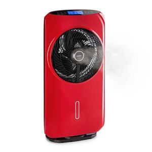 Klarstein Cool Tropic, álló ventilátor párásítóval, 48 W, 2820 m³/h, piros kép