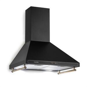 Klarstein Victoria, páraelszívó, retró dizájn, 600m³/h, 2 LED lámpa, fekete kép