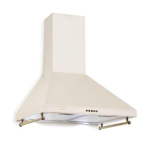 Klarstein Victoria, páraelszívó, retró dizájn, 600m³/h, 2 LED lámpa, elefántcsont kép