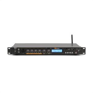 Power Dynamics PDC75, multimédiás lejátszó, 3x RCA bemenet, 2x XLR bemenet, bluetooth, fekete kép