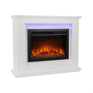 Klarstein Salzburg, elektromos kandalló, 1000/2000 W, InstaFire, távirányító, fehér kép