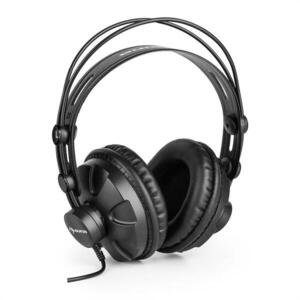 Auna HR-580, stúdió fejhallgató, over-ear fejhallgató, zárt, fekete kép