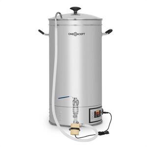 OneConcept Hopfengott 30, sörfőző üst, 30 liter, 30 - 140 °C, keverőpumpa, nemesacél kép