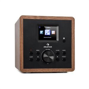 Auna Radio Gaga 2.0, internet rádió, DAB+, WLAN, FM, Bluetooth, AUX, Fa dekor kép