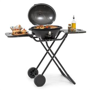 Klarstein Tafelspitz, elektromos grill, 2000/2400 W, összecsukható, tapadásmentes bevonat, mobil kép