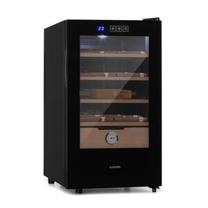 Klarstein El Presidente 48, humidor szivarok tárolására, 48 l, 4 polc, cédrusfa, fekete kép