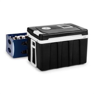 Klarstein BeerPacker, termoelektromos hűtődoboz hőtartó funkcióval, 50 l, F, AC/DC, kocsi, fekete kép