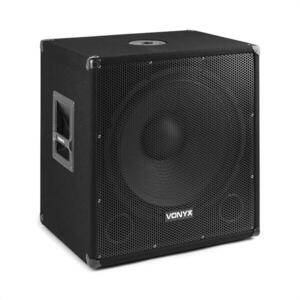 Vonyx SMWBA18, aktív PA subwoofer, 18", 1000 W max., BT, MP3, karimakötéssel kép