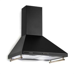 Klarstein Victoria, páraelszívó, 60 cm, retró dizájn, 645 m³/óra, 2 LED lámpa, fekete kép