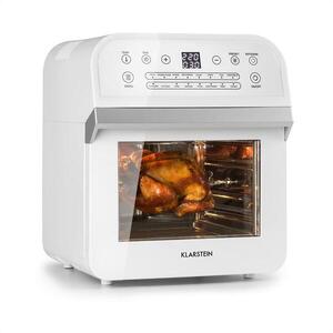 Klarstein AeroVital Cube, forrólevegős fritőz, 1600W, 12l, időzítő, 16 program, fehér kép