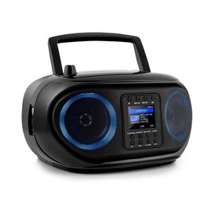 Auna Roadie Smart, boombox, internet rádió, DAB/DAB+, FM, CD lejátszó, LED, WiFi, bluetooth kép