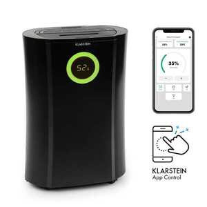 Klarstein DryFy Pro Connect Smart, Párátlanító, WiFi, Kompresszor, 20l/d, 20 m², 370 W, Fekete kép