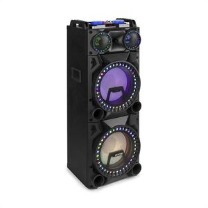Fenton VS212, aktív party hangfal, 2400 W, 2 x 12 kép