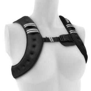 Capital Sports X-Vest, súlymellény, 5 kg, neoprén / nejlon, mellkas heveder, fekete kép
