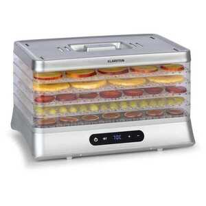 Klarstein Silver, szárítógép, 500 W, LED kijelző, BPA nélkül, 35 – 70 °C, ezüstszínű kép