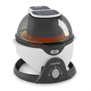 Klarstein VitAir Swing, forrólevegős fritőz, 1400 W, 50 - 240 ° C, időzítő, fehér kép