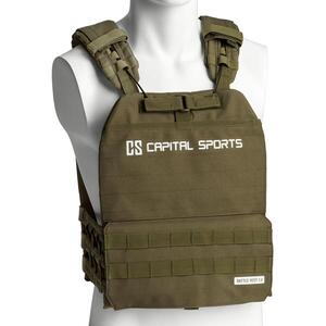 Capital Sports Battlevest 2.0, súlymellény, 2 x 4, 0 kg súly, olívazöld kép