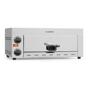 Klarstein Vesuvio, pizzasütő kemence, Gastro, 1 kamra, 1130 W, 300 °C, nemesacél, ezüstszínű kép