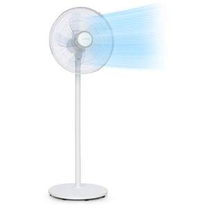 Klarstein Windflower, álló ventilátor, 5 lapát (38 "cm), 50 W, fehér kép