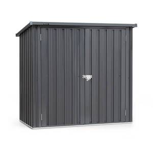 Blumfeldt Solid Storage, szerszámosház, acélpléh, időjárási hatások elleni védelem, antracit kép