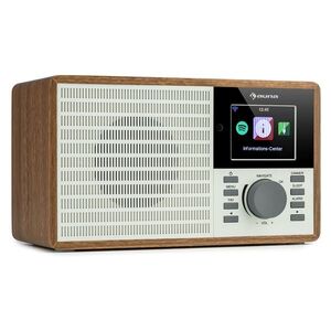 Auna IR-160 SE, internetes rádió, WLAN, USB, 2, 8" HCC kijelző, AirMusic alkalmazás kép