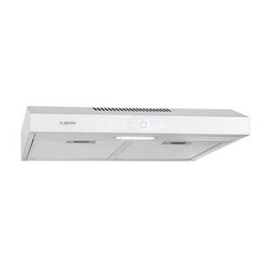 Klarstein Contempo Neo, beépíthető páraelszívó, 60 cm, 175 m³/ó, rozsdamentes acél, akril, fehér kép