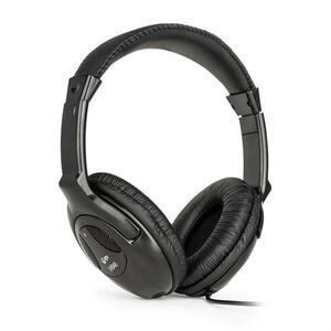 QTC SHB40, HiFi sztereó fejhallgató, cca 2, 5 m kábel, 3, 5 mm jack, fekete kép
