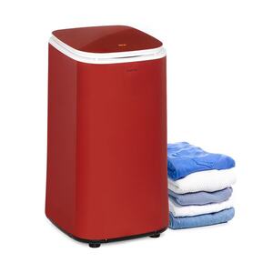 Klarstein Zap Dry, ruhaszárító, 820 W, 50 l, érintőképernyős vezérlőpanel, LED kijelző, piros kép