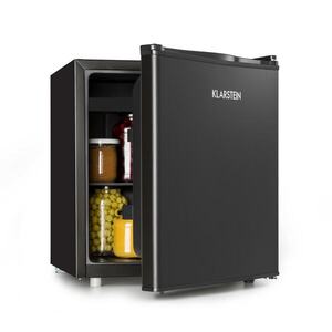 Klarstein Obsidian, hűtőszekrény, 46 liter, fagyasztó, F energiahatékonysági osztály kép