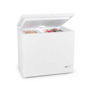 Klarstein Iceblokk Eco, fagyasztódoboz, D, 200 l, 2 akasztós kosár, kerekek, fehér kép