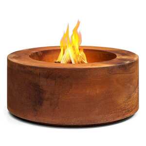 Blumfeldt Desert Rust Round, tűzrakóhely, virágcserép, acél, Ø 60 cm, rozsdás megjelenésű kép