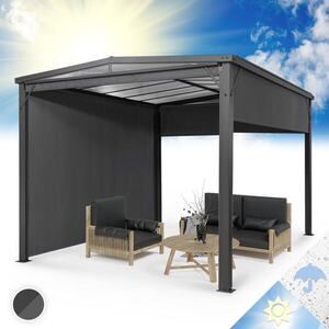 Blumfeldt Pantheon Cortina Solid Sky, pavilon, tető, 3 x 4 m, polikarbonát kép