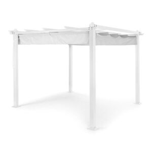 Blumfeldt Pantheon, pergola, négyzet alakú alumínium cső, 3 × 3 m, 4 sarokoszlop, vízálló kép