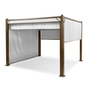 Blumfeldt Pantheon Cortina Rust, pavilon, tetővel, 3x3 m, 4 oldalrész kép