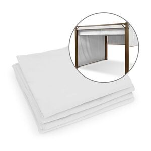 Blumfeldt Pantheon Cortina Pergola, csere oldalfal-készlet: 4 fal, 200 g/m², poliészter szövet, 3 x 3 m kép