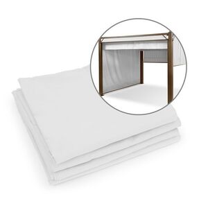 Blumfeldt Pantheon Cortina Pergola, csere oldalfal-készlet: 4 fal, 200 g/m², poliészter szövet, 3 x 4 m kép
