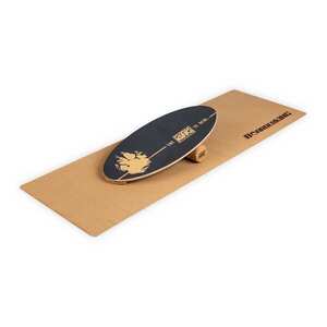 BoarderKING Indoorboard Allrounder, egyensúlyozó deszka, alátét, henger, fa / parafa kép