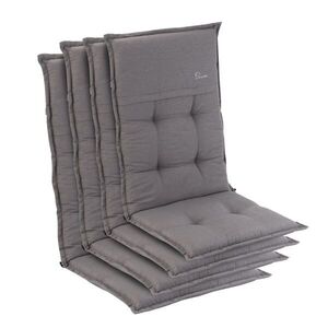 Blumfeldt Coburg, kárpitozott alátét, székpárna, magas háttámla, kerti székre, poliészter, 53x117x9cm, 4 x üléspárna kép