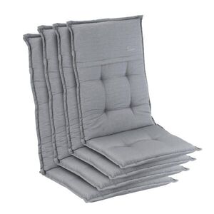 Blumfeldt Coburg, kárpitozott alátét, székpárna, magas háttámla, kerti székre, poliészter, 53x117x9cm, 4 x ülőpárna kép