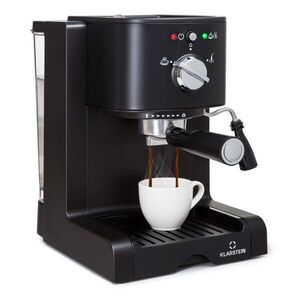 Klarstein Passionata 20, eszpresszógép, 1350 W, 20 bar, 1.25 l, 6 csésze, tejhabosító kép
